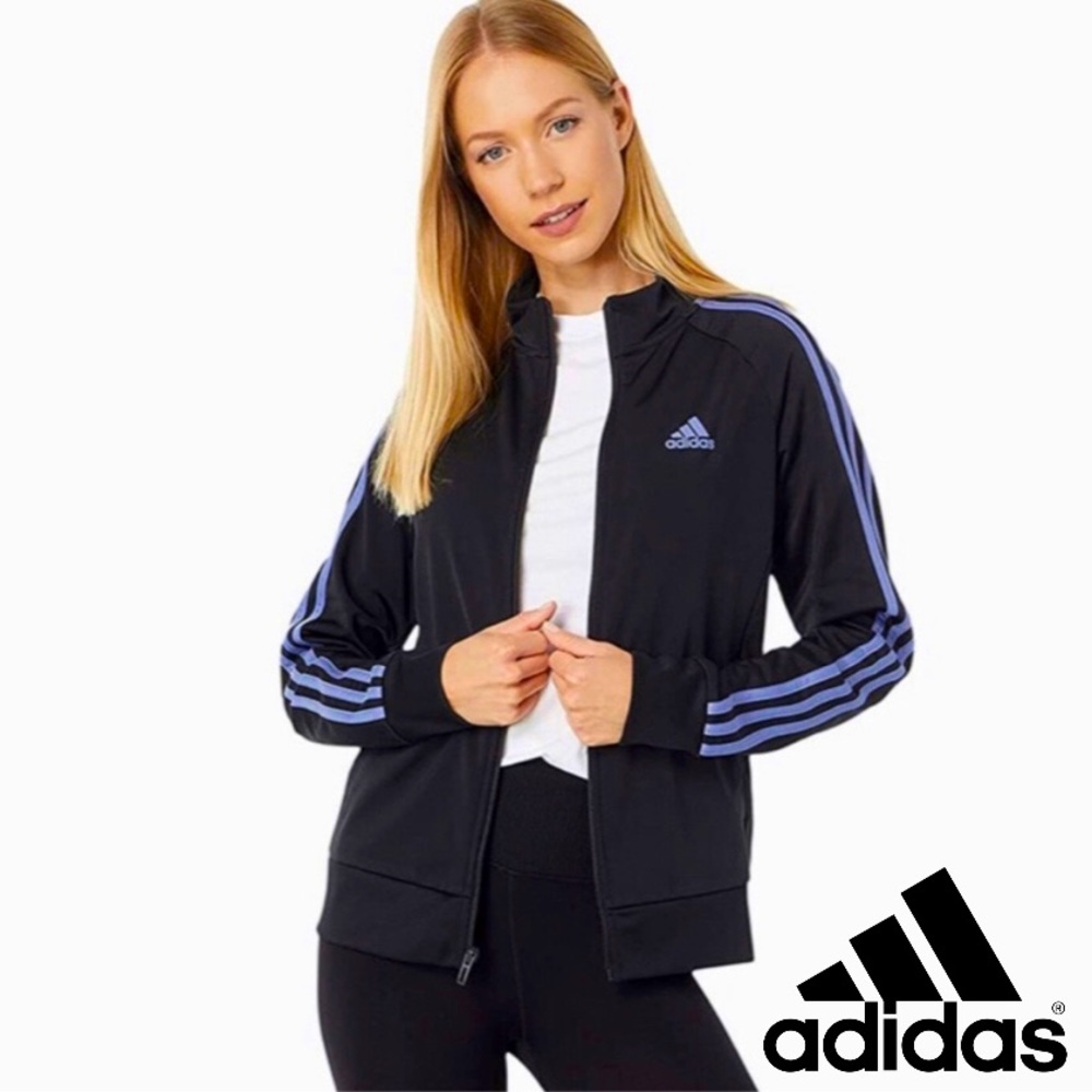 Adidas Track Jacket Black Orbit Violet NWT